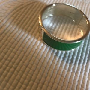 Green Bangle Bracelet